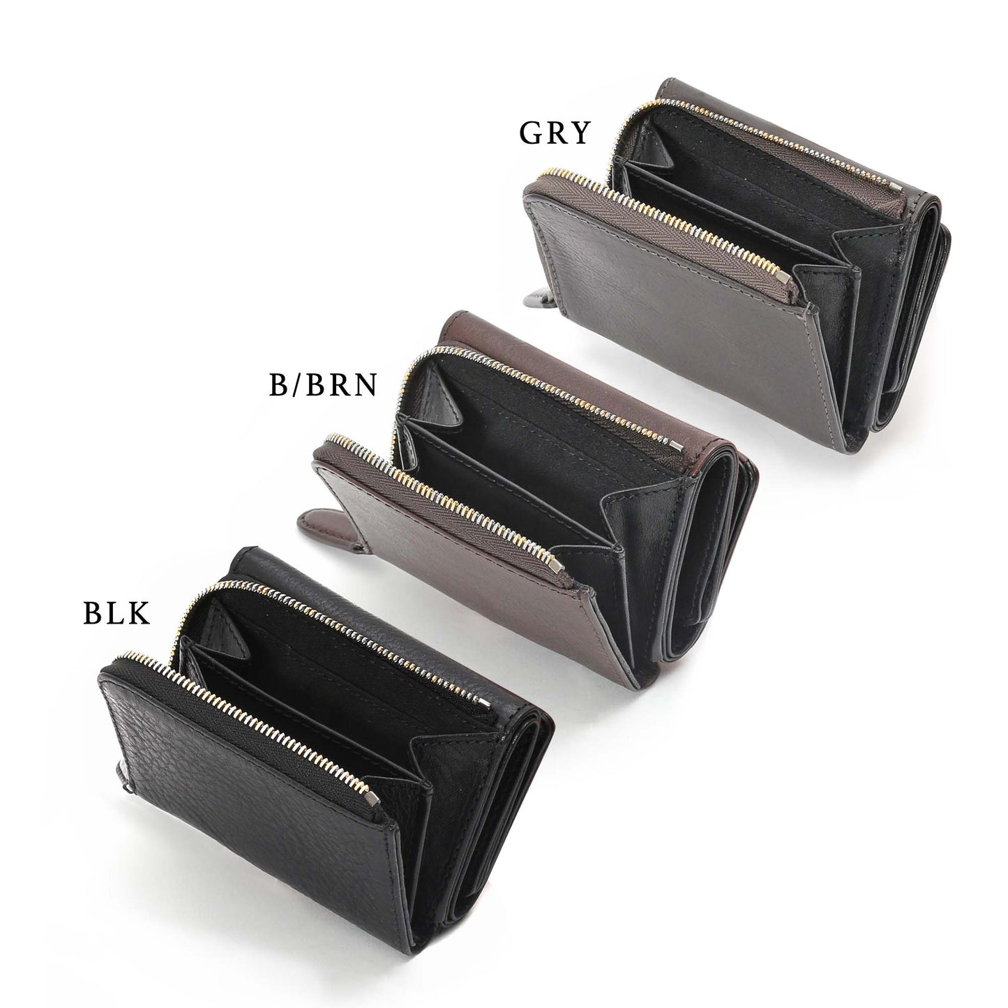 MINIMAL 三つ折り財布 イタリアンレザー LMM-1200